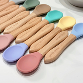 Aevan Epoch Beechwood Silicone Spoon